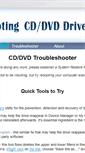 Mobile Screenshot of cd-dvd-troubleshooter.com